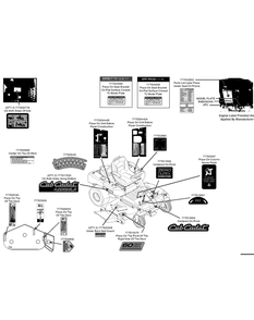 Part Location Diagram of 777D15570 Cub Cadet Label-60" Deck